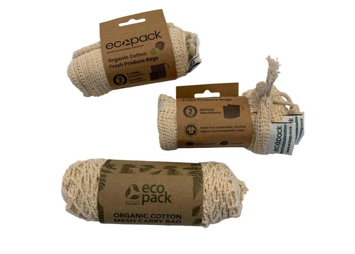 product image Organic Cotton Fresh Produce Bags (Set of 6)